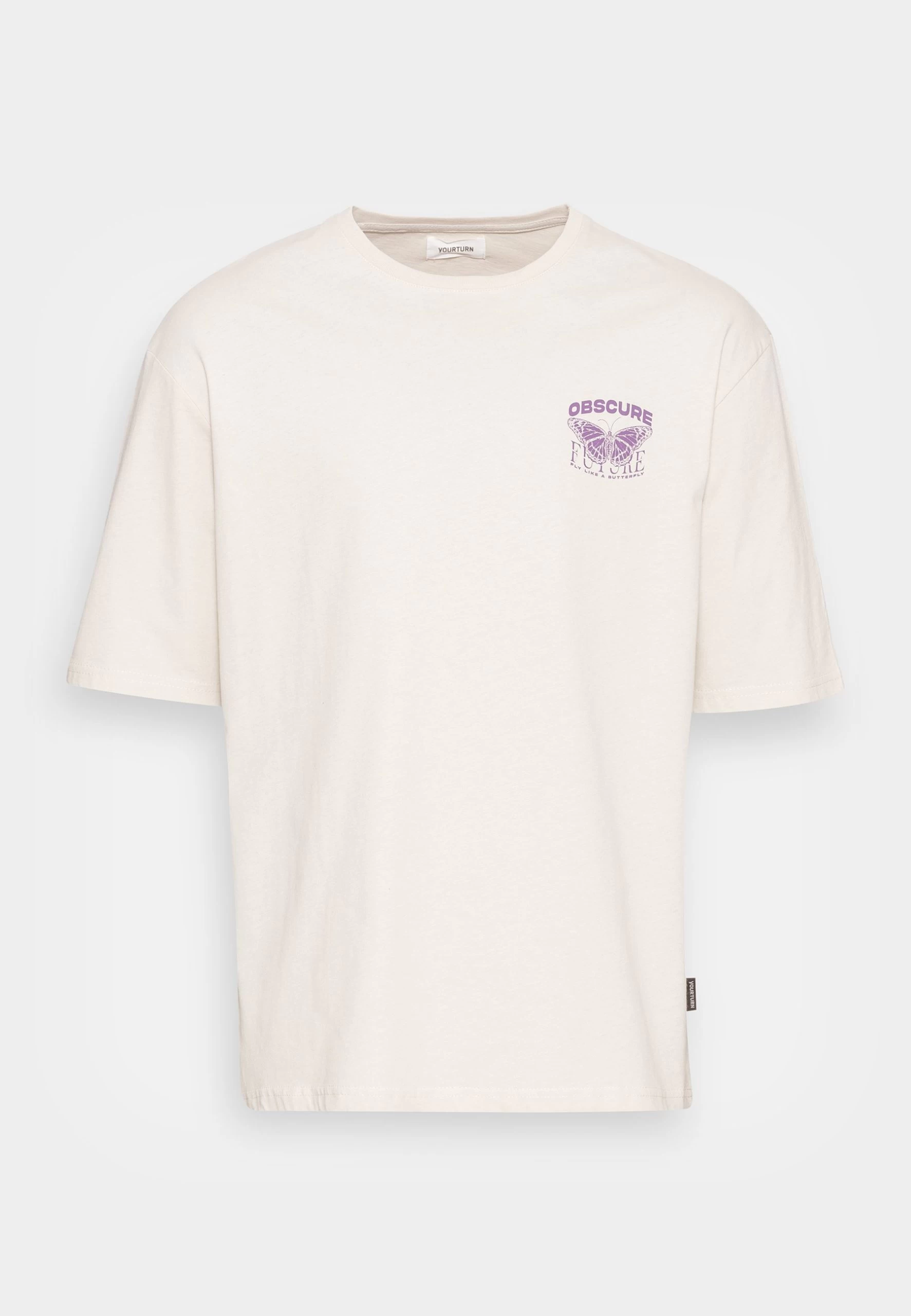 YOURTURN Nostalgia Future Tee Unisex - T-Shirt Imprimé - Grey 4 YOURTURN Nostalgia Future Tee Unisex - T-Shirt Imprimé - Grey – Image 4