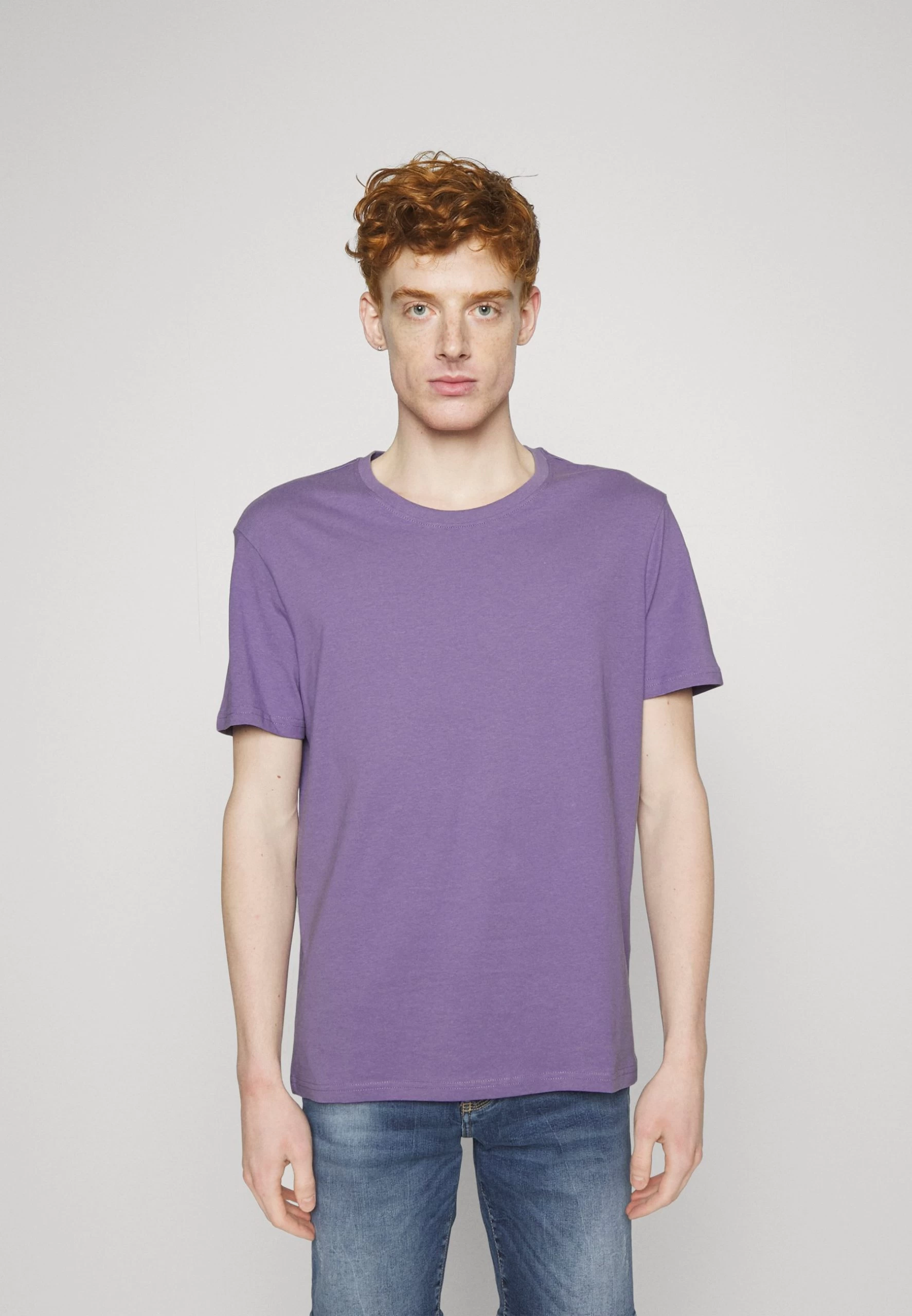 YOURTURN Unisex 5 Pack - T-Shirt Basique - White/Blue-Grey/Purple 4 YOURTURN Unisex 5 Pack - T-Shirt Basique - White/Blue-Grey/Purple – Image 4