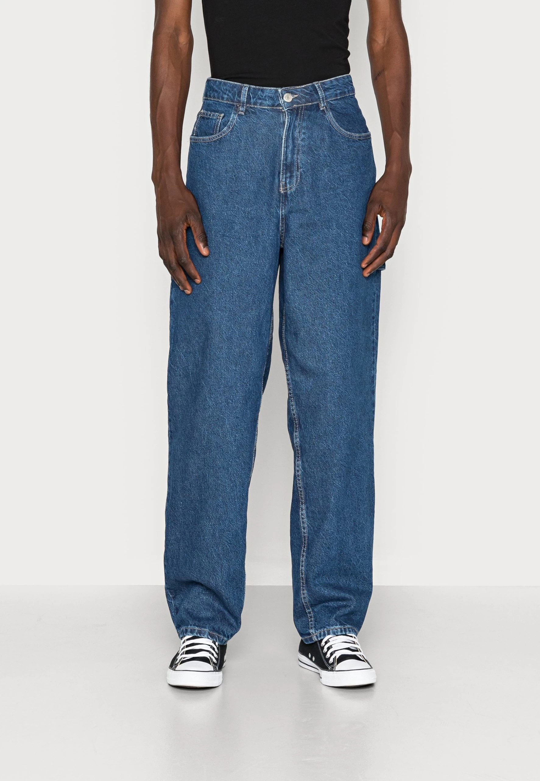 YOURTURN Unisex - Jean Boyfriend - Rinsed Denim 1 YOURTURN Unisex - Jean Boyfriend - Rinsed Denim