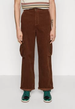 YOURTURN Corduroy Unisex - Pantalon Cargo - Dark Brown