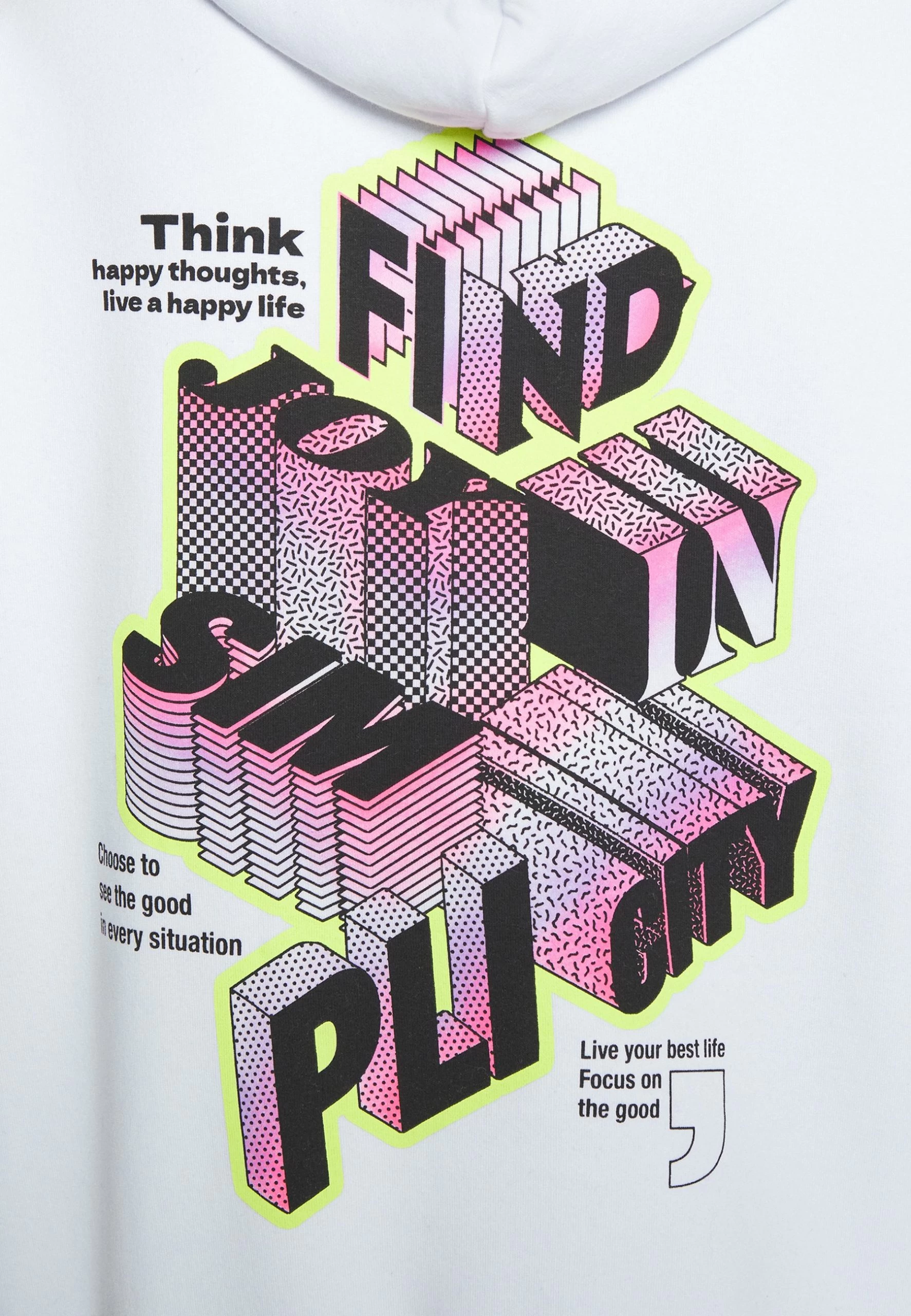 YOURTURN Letters - Sweat À Capuche - White 7 YOURTURN Letters - Sweat À Capuche - White – Image 7