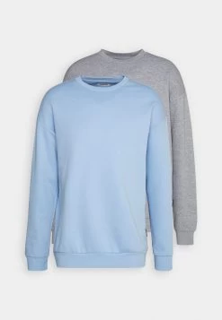 YOURTURN Unisex 2 Pack - Sweatshirt - Light Blue/Mottled Grey -Mode-YOURTURN d5605caa08164fc8800d1ae1108c4f57