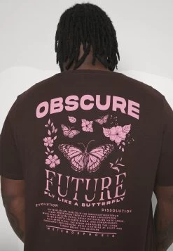 YOURTURN T-Shirt Imprimé - Dark Brown -Mode-YOURTURN d8f393defc3d420bad3f6109b2939097