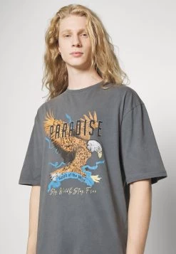 YOURTURN Unisex - T-Shirt Imprimé - Mottled Black -Mode-YOURTURN dbb1140a540b4b5d88e6dd57bb2e23c4