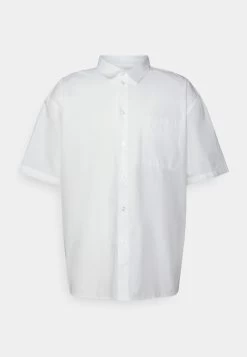 YOURTURN Plain Boxi Fit Unisex - Chemise - White -Mode-YOURTURN e3d4d42b270b4067ab0fe4d5497c9127