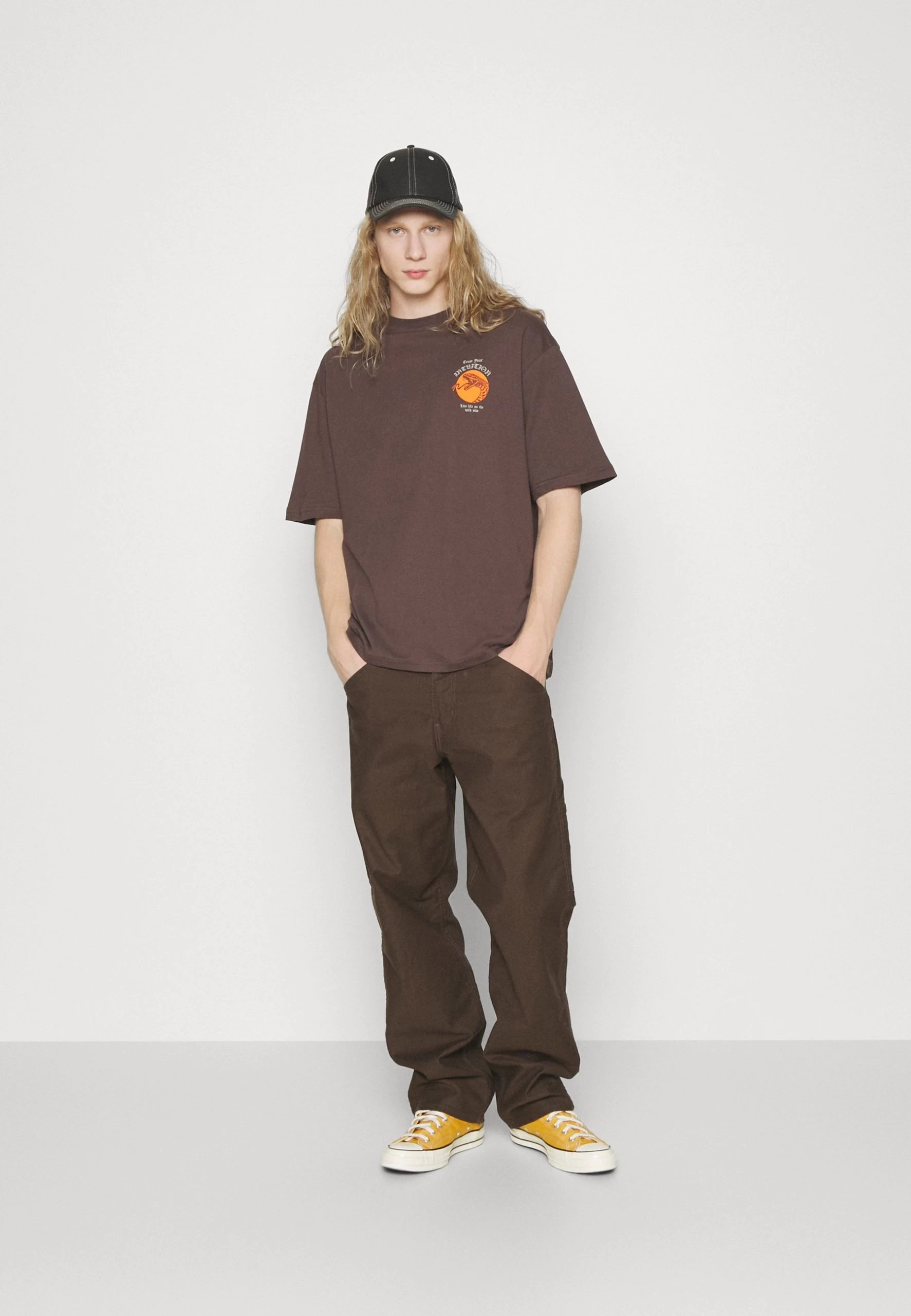 YOURTURN Unisex - T-Shirt Imprimé - Brown 2 YOURTURN Unisex - T-Shirt Imprimé - Brown – Image 2