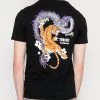YOURTURN Dragon Tiger Tee - T-Shirt Imprimé - Black