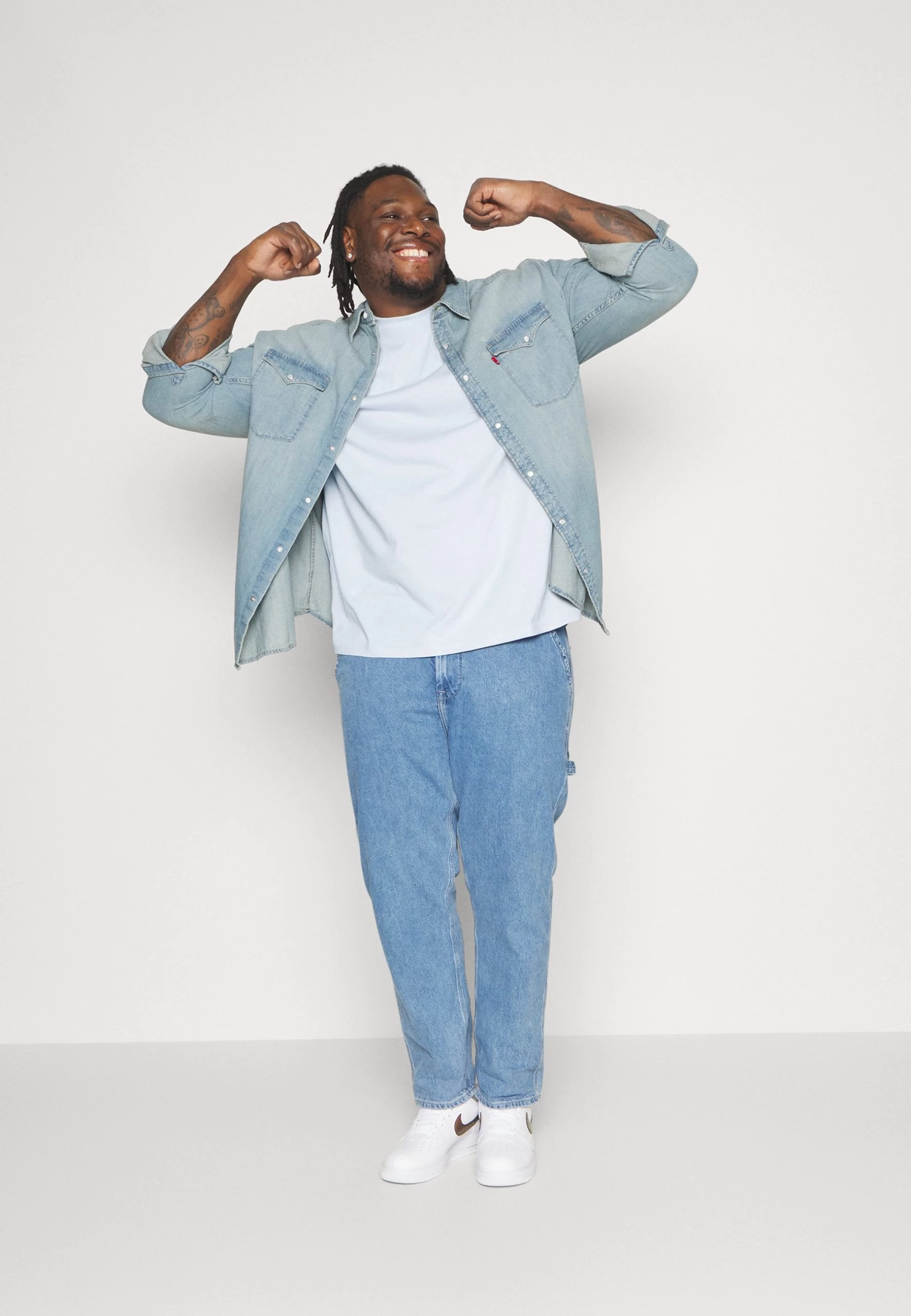 YOURTURN Unisex 2 Pack - T-Shirt Basique - Light Blue/Dark Blue 1 YOURTURN Unisex 2 Pack - T-Shirt Basique - Light Blue/Dark Blue