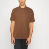 YOURTURN Unisex - T-Shirt Basique - Brown