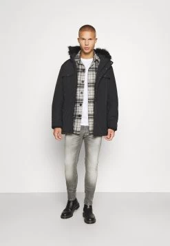 YOURTURN 3Pack Unisex - T-Shirt Basique - Black/Light Grey/White