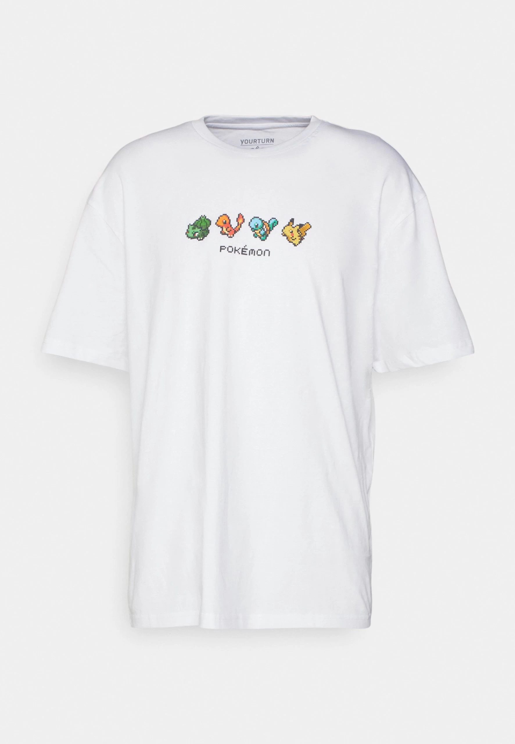 YOURTURN Pokemon Pikachu Unisex - T-Shirt Imprimé - White 5 YOURTURN Pokemon Pikachu Unisex - T-Shirt Imprimé - White – Image 5