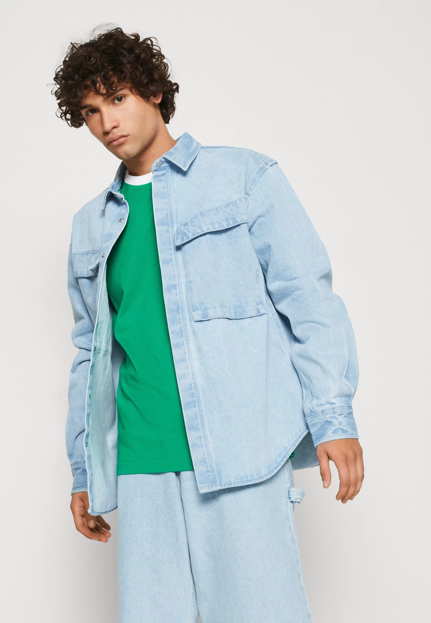 YOURTURN Unisex - Veste En Jean - Blue 4 YOURTURN Unisex - Veste En Jean - Blue – Image 4